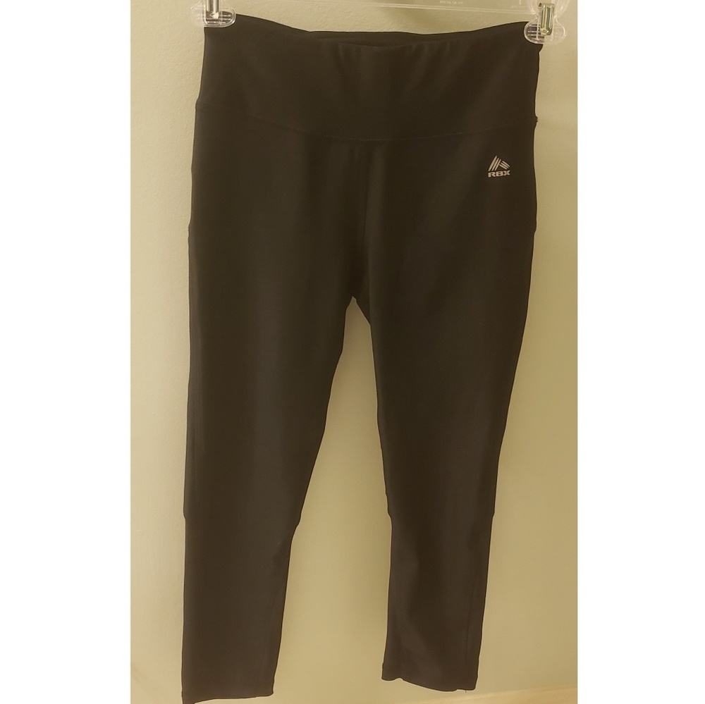 RBX black leggings workout yoga gym capris pants S